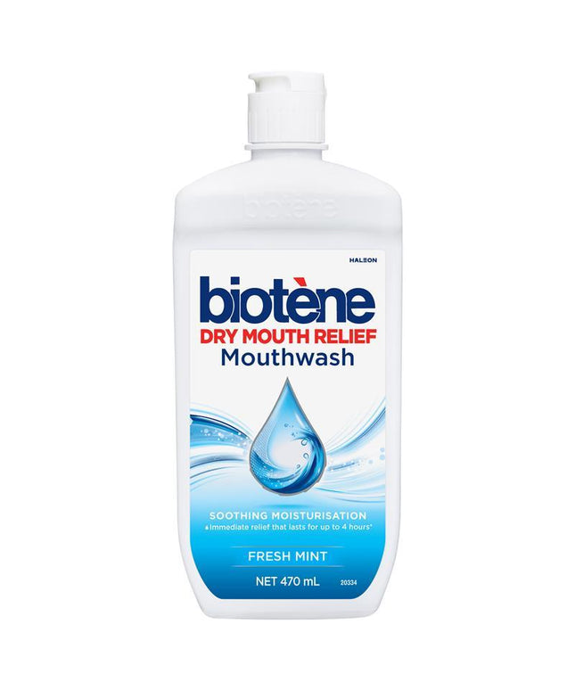 Biotene Dry Mouth Relief Mouthwash Fresh Mint 470ml