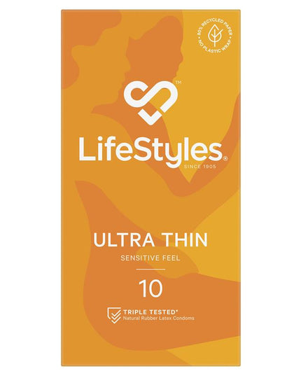 LifeStyles® Ultra Thin Condoms 10 Pack
