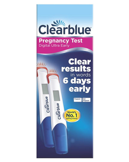 Clearblue Digital Ultra Early Pregnancy Test 2 Tests