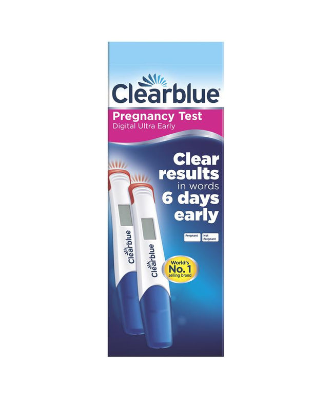 Clearblue Digital Ultra Early Pregnancy Test 2 Tests