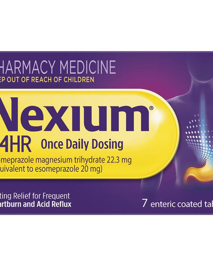 Nexium 24hr 20mg Tablets 7