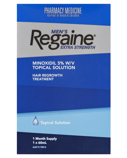 Regaine Men's Extra Strength Minoxidil Hair Regrowth Treatment 60mL