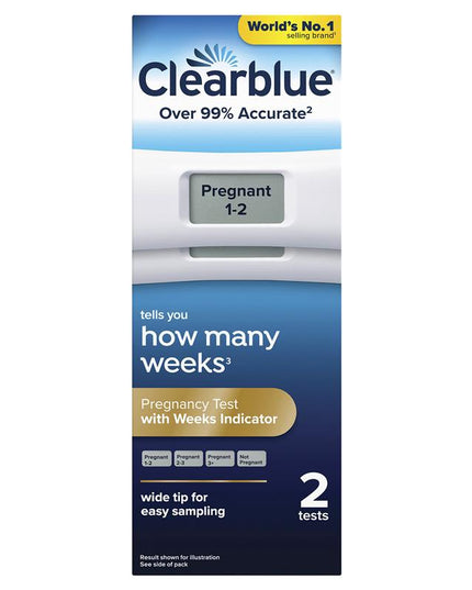 Clearblue Digital Pregnancy Test Weeks Indicator 2 Tests