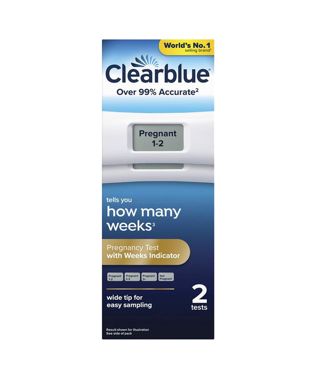 Clearblue Digital Pregnancy Test Weeks Indicator 2 Tests