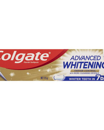 Colgate Toothpaste Advanced Whitening Tartar 115g