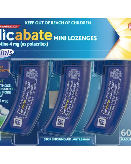Nicabate Minis 4mg 60 Lozenges