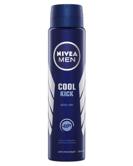 NIVEA MEN Cool Kick 48H Aerosol Deodorant 250ml