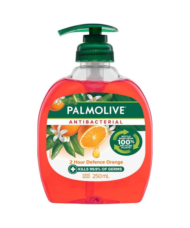 Palmolive Antibacterial 2 Hour Defence Liquid Hand Wash Orange Pump 250mL