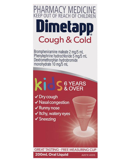 Dimetapp Cold and Allergy 200mL