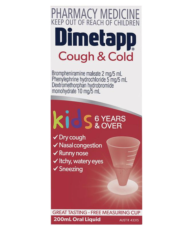 Dimetapp Cold and Allergy 200mL