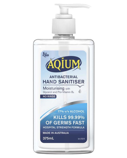 Ego Aqium Hand Sanitiser 375ml