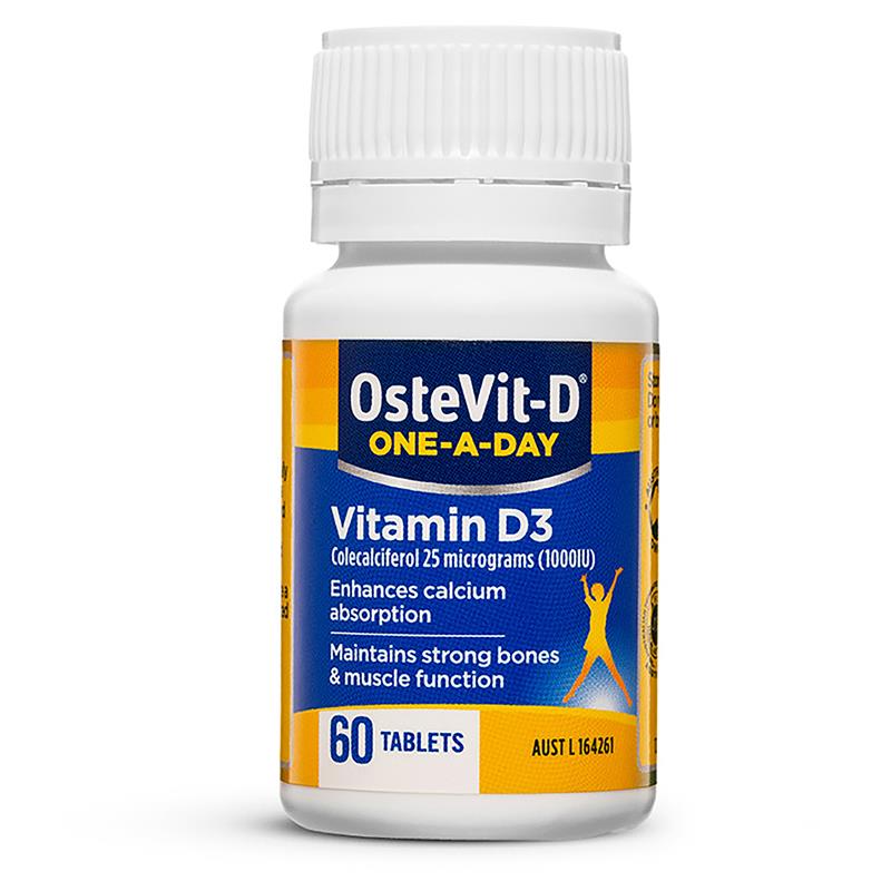 OsteVit-D Vitamin D3 One-A-Day 60 Tablets