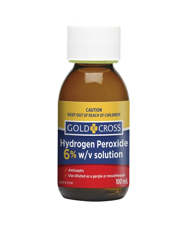 Gold Cross Hydrogen Peroxide 6% 100ml