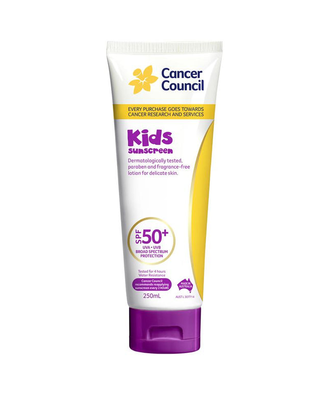 Cancer Council SPF 50+ Kids 250ml Tube
