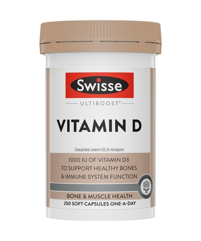 Swisse Vitamin D 250 Capsules