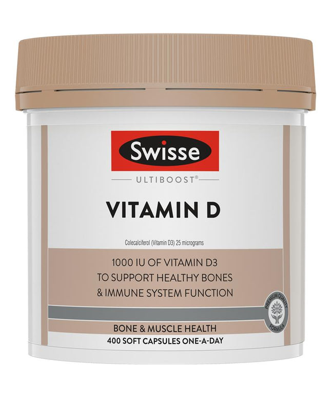 Swisse Vitamin D 400 Capsules