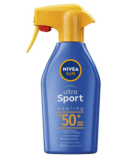 NIVEA Sun Ultra Sport Cooling SPF50+ Sunscreen Trigger 300ml