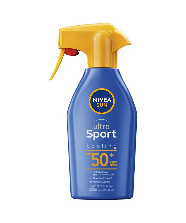 NIVEA Sun Ultra Sport Cooling SPF50+ Sunscreen Trigger 300ml