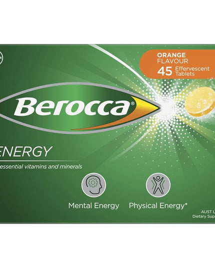 Berocca Energy Orange 45 Effervescent Tablets