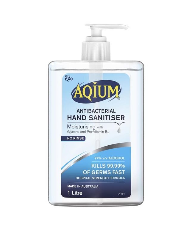 Aqium Antibacterial Hand Sanitiser 1L