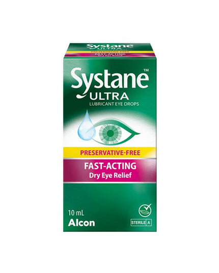 Systane Ultra Multi Dose Preservative Free Lubricant Eye Drops 10ml