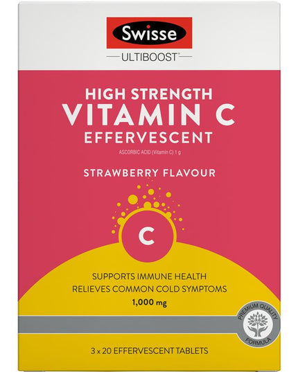 Swisse Vitamin C 60 Effervescent Tablets