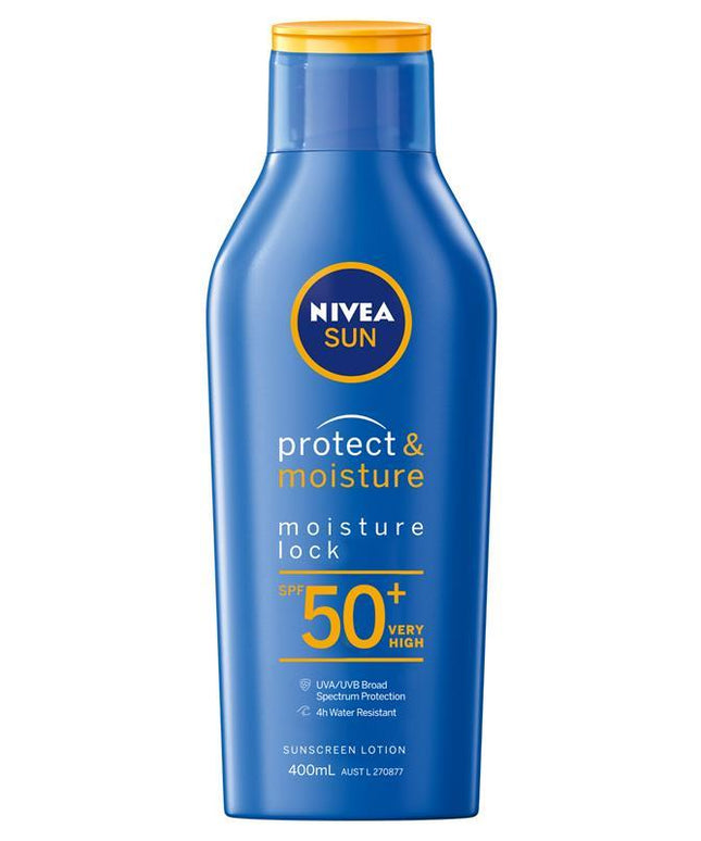 NIVEA Sun Protect & Moisture SPF50+ Sunscreen Lotion 400ml