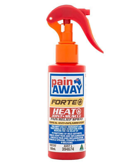 Pain Away Forte+ Heat Joint & Muscle Pain Relief Spray 100ml