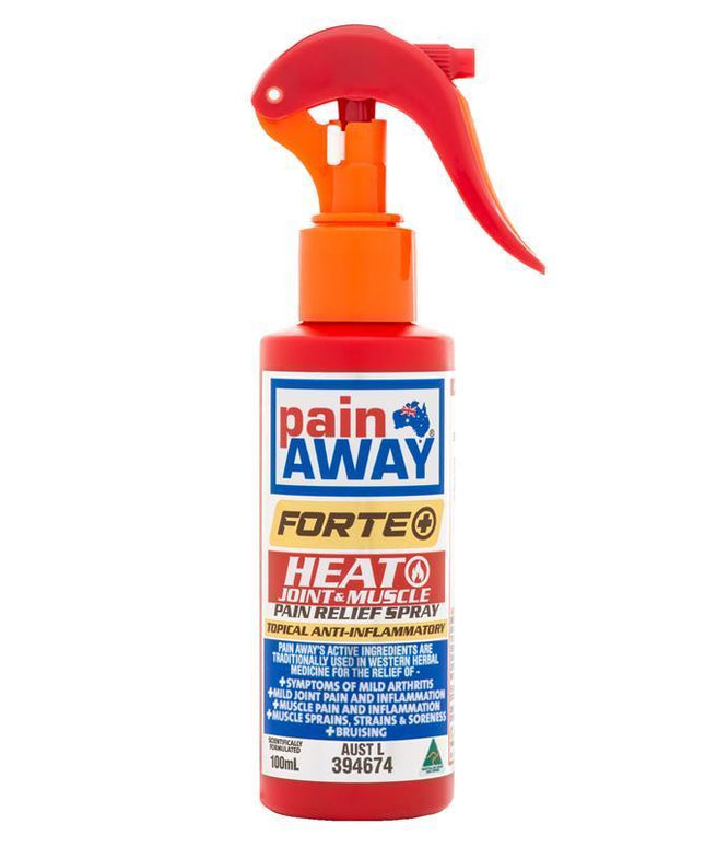 Pain Away Forte+ Heat Joint & Muscle Pain Relief Spray 100ml