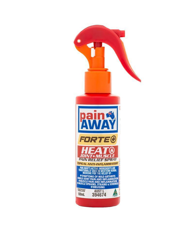 Pain Away Forte+ Heat Joint & Muscle Pain Relief Spray 100ml