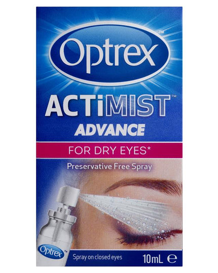Optrex Advance Actimist Preservative Free Dry Eye Spray 10ml
