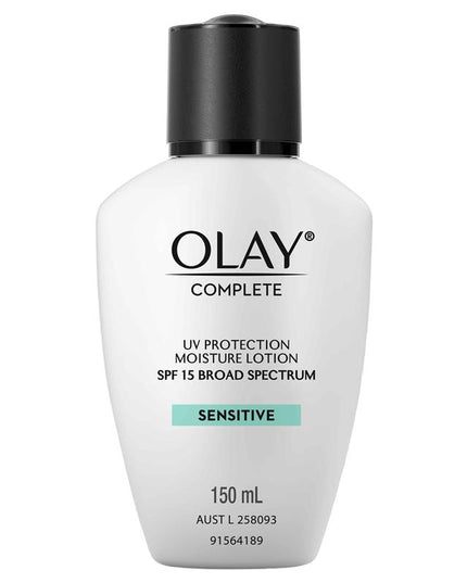 Olay Complete UV Protection Moisturiser Lotion Sensitive SPF15 150mL