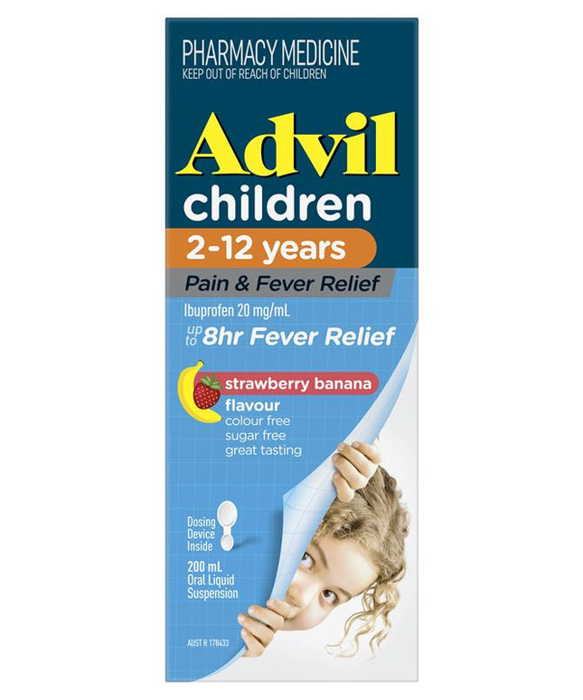 Advil Pain & Fever Suspension 200mL