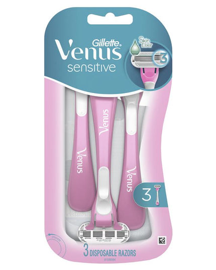 Gillette Venus Sensitive Disposable Razors 3 Pack