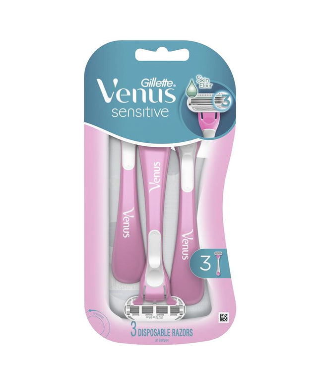 Gillette Venus Sensitive Disposable Razors 3 Pack