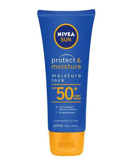 NIVEA Sun Protect & Moisture SPF50+ Sunscreen Lotion 100ml