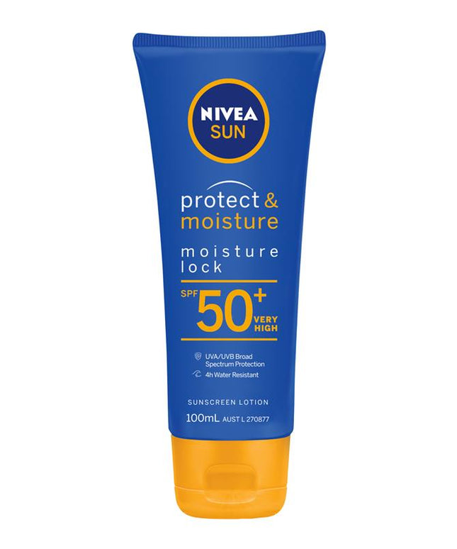 NIVEA Sun Protect & Moisture SPF50+ Sunscreen Lotion 100ml