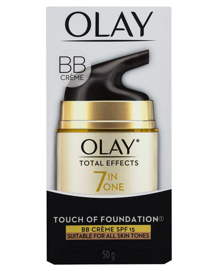 Olay Total Effects 7 in One Touch of Foundation Face Cream BB Crème SPF 15 50g