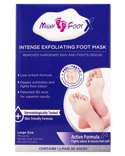 Milky Foot Active Intense Exfoliating Foot Mask Large