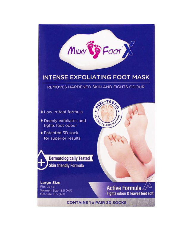 Milky Foot Active Intense Exfoliating Foot Mask Large