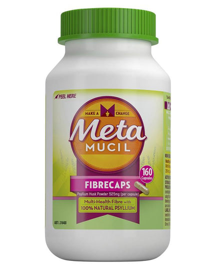 Metamucil Fibre Supplement FibreCaps 160 Capsules
