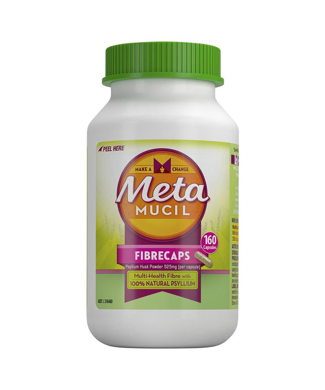 Metamucil Fibre Supplement FibreCaps 160 Capsules