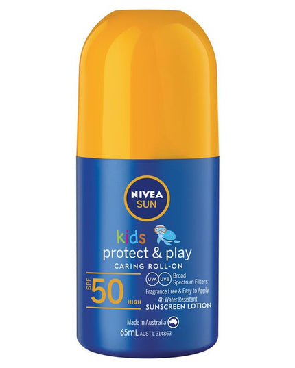 NIVEA Sun Kids Protect & Play SPF50 Sunscreen Roll On 65ml