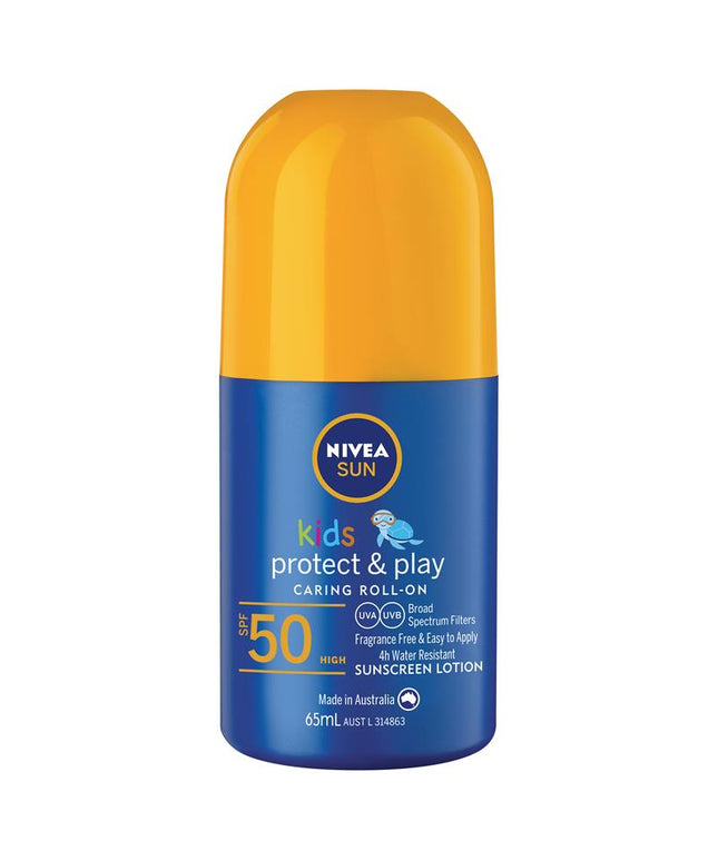 NIVEA Sun Kids Protect & Play SPF50 Sunscreen Roll On 65ml