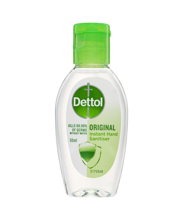Dettol Instant Liquid Hand Sanitiser Original Antibacterial 50ml