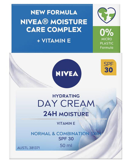 NIVEA Daily Essentials Hydrating Face Moisturiser SPF30 50ml