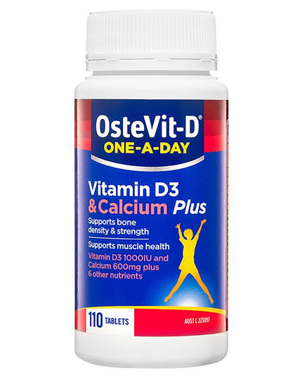 OsteVit-D Vitamin D3 & Calcium Plus One-A-Day 110 Tablets