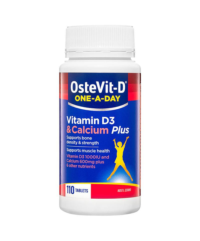 OsteVit-D Vitamin D3 & Calcium Plus One-A-Day 110 Tablets