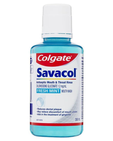 Colgate Savacol Mouthwash Fresh Mint 300mL