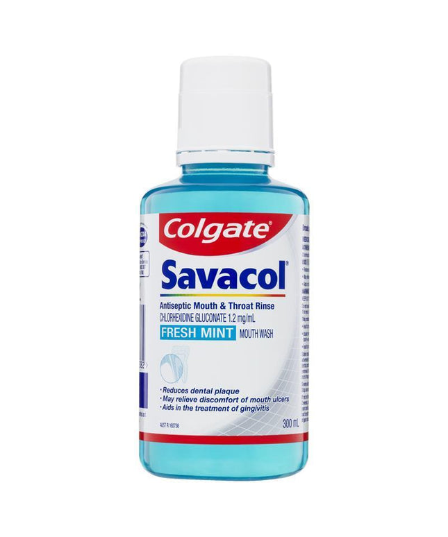 Colgate Savacol Mouthwash Fresh Mint 300mL
